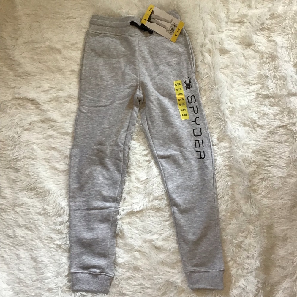 NWT Spyder Gray Joggers Sweatpants Various Sizes
